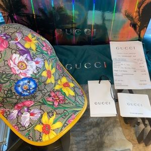 Authentic Gucci Flora Hat- Gently Used Limited Ed.